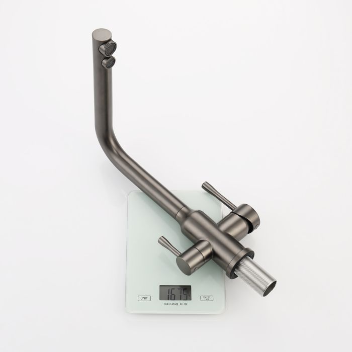 Смеситель для кухни с подключением к фильтру питьевой воды Raglo графит R81.61.09