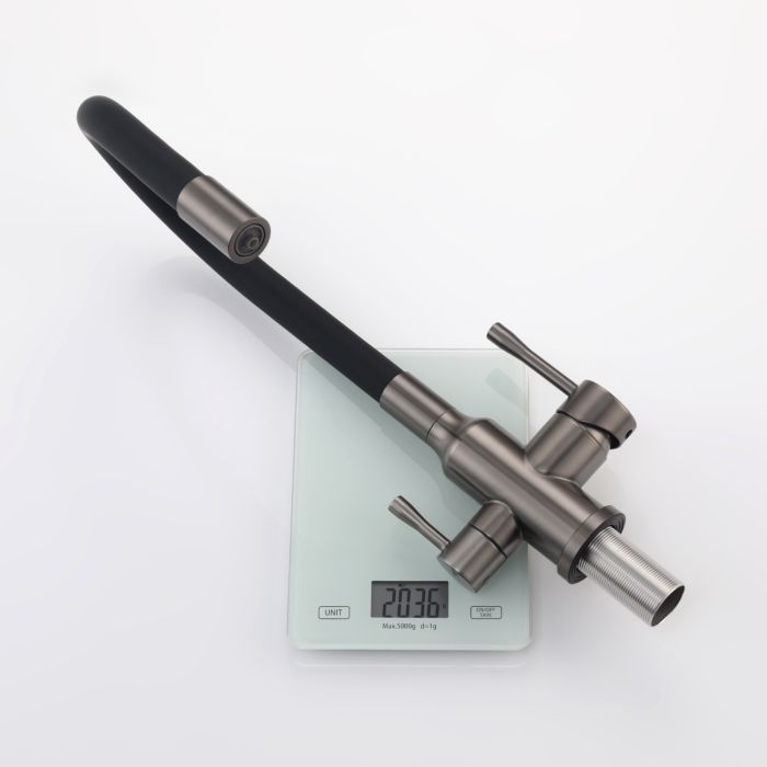 Смеситель для кухни с подключением к фильтру питьевой воды Raglo графит R81.64.09