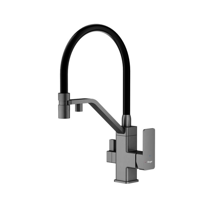 Смеситель для кухни с подключением к фильтру питьевой воды Raglo графит R85.62.09