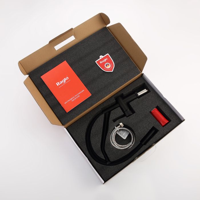 Смеситель для кухни со съемным изливом на магните Raglo черный R86.41.06