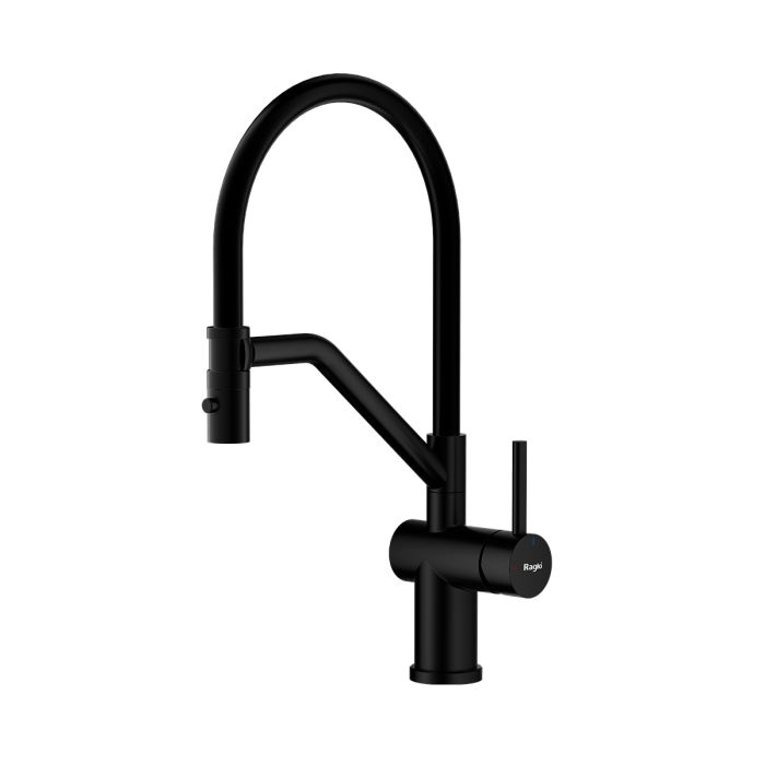 Смеситель для кухни со съемным изливом на магните Raglo черный R86.41.06
