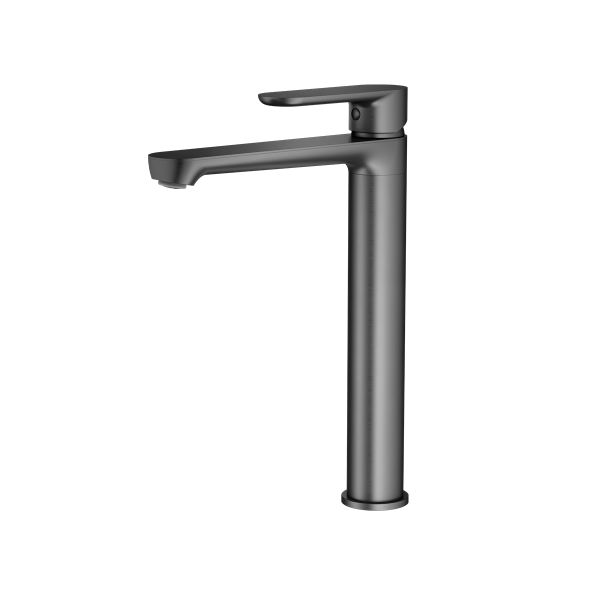 Смеситель для раковины высокий Splenka графит S222.15.09