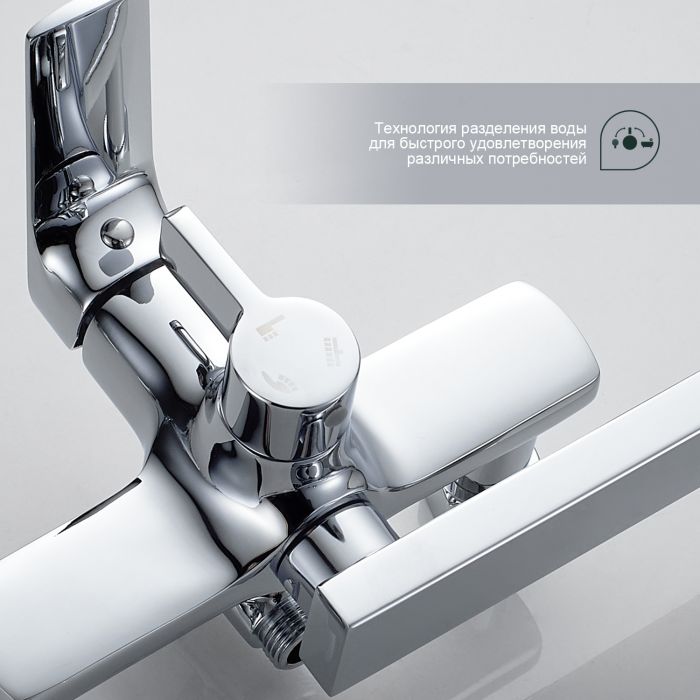 Душевая система Splenka хром S30.24