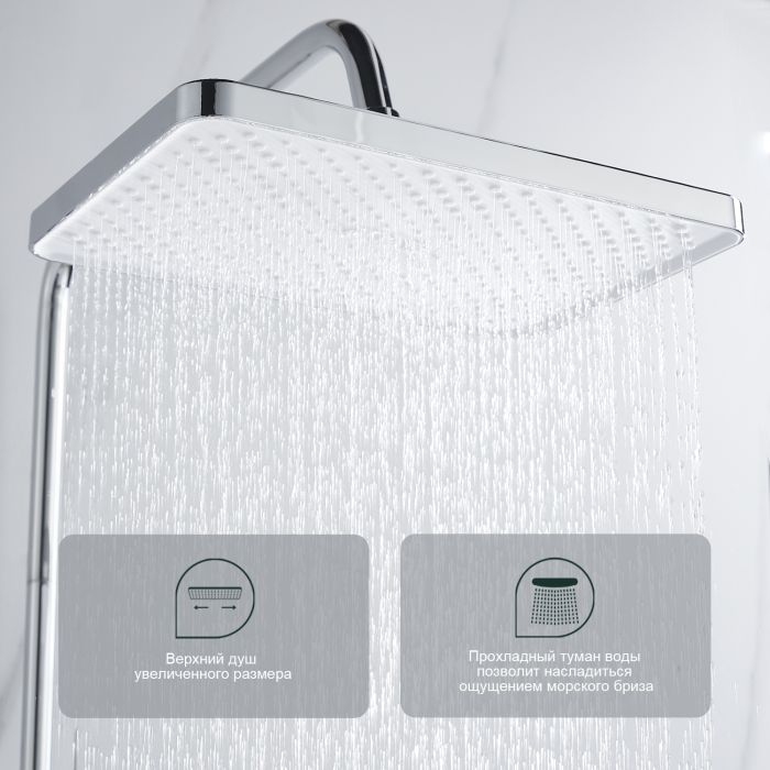 Душевая система Splenka хром S30.24
