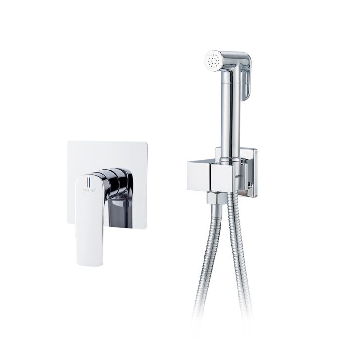 Смеситель с гигиеническим душем встраиваемый Splenka хром S30.53