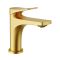 Смеситель для раковины  Splenka золотой сатин S54.10.03