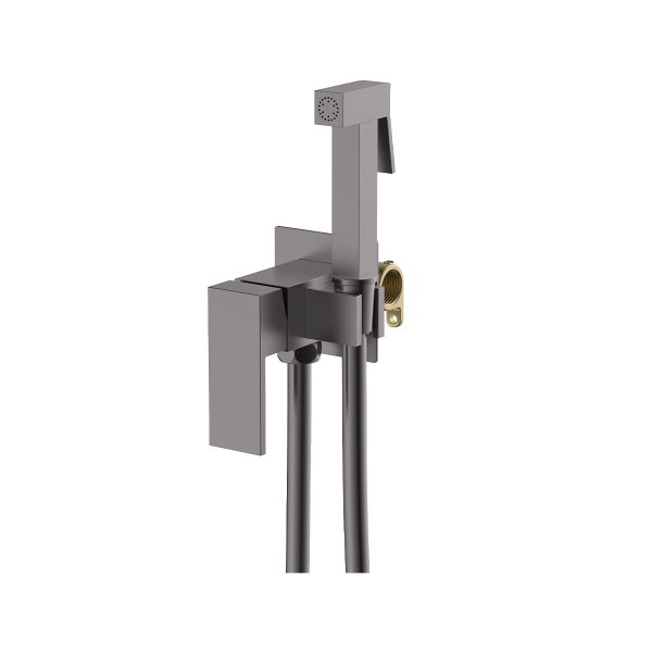 Смеситель с гигиеническим душем встраиваемый Splenka серый S98.52.07