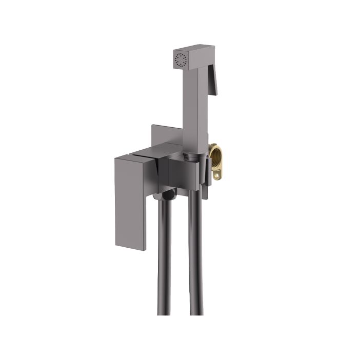 Смеситель с гигиеническим душем встраиваемый Splenka серый S98.52.07
