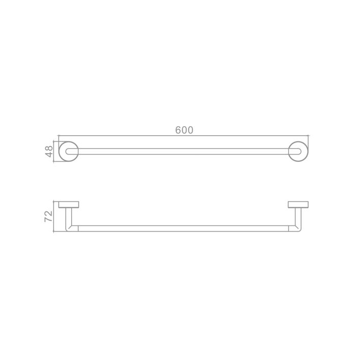 Полотенцедержатель Raglo хром R320.01