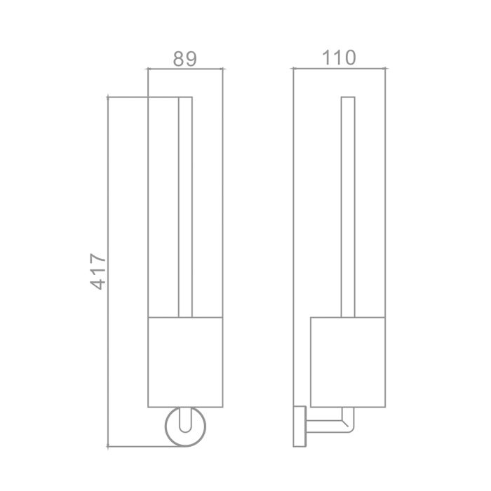 Ершик настенный Raglo матовая медь R320.10.33